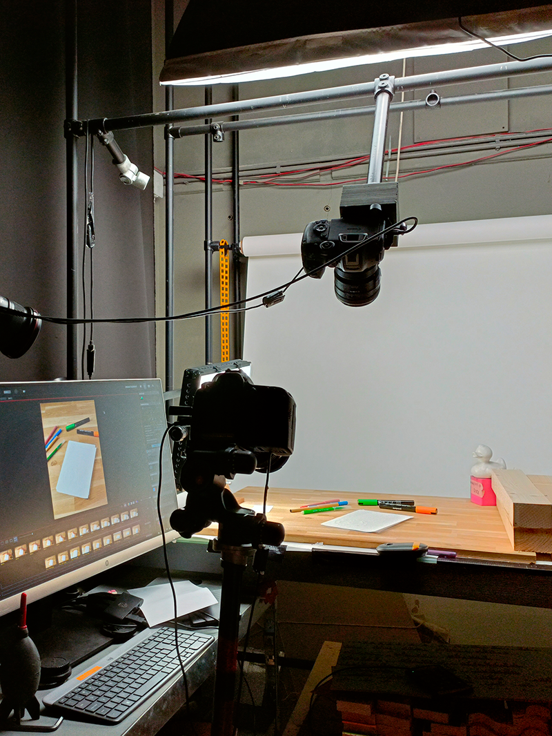 espace de shooting stop motion